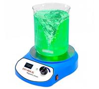 Agitatore Magnetico Da Laboratorio, Agitatore Elettromagnetico Con Display Digitale Da 5 L, Velocità Massima: 2200 Giri/min, Non Riscaldante, Velocità Regolabile All'infinito, For Vetro