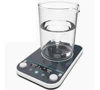 Agitatore Magnetico da Laboratorio, Miscelatore Digitale con Barra di Agitazione, velocità Regolabile, 9 Set di Memorizzazione del Programma, Marcia in avanti O Indietro