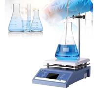 Agitatore magnetico digitale da 5 litri, piastra riscaldante e agitatrice da 600 W con display digitale a LED/pulsante intelligente for scuola, aula, ricerca scientifica