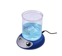 Agitatore Magnetico Mini agitatore magnetico con piastra riscaldante, miscelatore, riscaldamento, agitazione, regolazione della velocità con barra di agitazione da 2000 ml(AU)