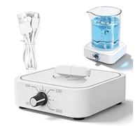 Agitatore Magnetico, Miscelatore Magnetico, Mini Agitatore Magnetico, Magnete Lab Mixer Portatile Piastra Max Capacità Di Agitazione 1500ml per Laboratorio Produzione E Homebrewing