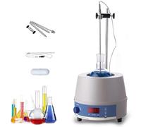 Agitatore magnetico sperimentale con mantello riscaldante, mantello di agitazione magnetica con display digitale, esperimenti adatti for basi di ricerca scientifica(500ml)