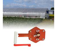 Agitatore manuale con argano a manovella per serra, installazione semplice,