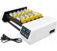 Agitatore orbitale di Digital e miscelatore del rullo, 20-80 giri/min | Modalità di oscillazione e rotolamento con timer, adatto per tubi da 10 x 50 ml o 14 x 50 ml