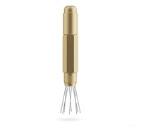 Agitatore per caffè espresso con design telescopico e funzione di distribuzione uniforme per la preparazione del caffè italiano (oro)
