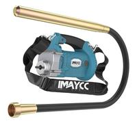 Agitatore per calcestruzzo, 1600 W, motore elettrico in rame, 5000 giri/min | Compressore portatile per calcestruzzo, rimuove rapidamente i pori d'aria nel calcestruzzo, per impianti di costruzione in
