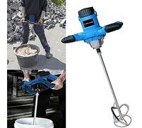 Agitatore per malta 2600 W, regolazione a 6 marce, miscelatore a spirale M14, agitatore per malta Ø 120 mm, agitatore manuale per rivestimento, gesso, miscelatore per cemento