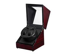 Agitatore per orologi Avvolgitore automatico per orologi Avvolgitore per orologi Shake Table Device Vernice ebano Testa singola 2 Scatola per orologi Scatola per orologi rotante Agitatore a