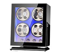 Agitatore per orologi Avvolgitori per orologi per orologi automatici Dispositivo di avvolgimento per orologi Agitatore per vernice lucida Agitatore automatico per uso domestico con luce a LE