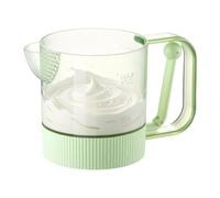 Agitatore per uova - Tazza per mescolare le uova, miscelatore per alimenti | Pressa manuale semi automatica contenitore frusta in ABS per cucina cottura torte pastella miscelazione uova