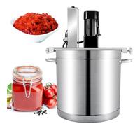 Agitatore per zuppe e salse con fondo in acciaio inox per pentola calda | Macchina per friggere per la cottura di alimenti in fabbriche di ristoranti di hotel | Agitatore per alimenti commerciale(50)