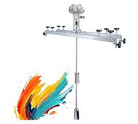 Agitatore pneumatico ad aria compressa, agitatore a vernice, elica pieghevole, con supporto, for agitatore solvente inchiostro, lunghezza asta di miscelazione: 95cm(H004)