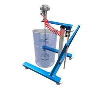Agitatore pneumatico completamente automatico con ruote, ad alto sollevamento per una miscelazione efficiente della colla dell'inchiostro, 2000 giri/min