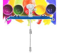 Agitatore pneumatico con morsetto per serbatoio, miscelatore a tamburo da una tonnellata, miscelatore di vernice con agitatore d'aria IBC, capacità di miscelazione 1000 l, con supporto di sospensione