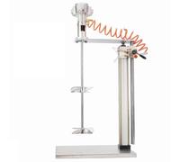 Agitatore pneumatico da 50 galloni, miscelatore di vernice 3/4HP con supporto, agitatore automatico di vernice, miscelatrice per rivestimenti per miscelare intonaco, colla di malta (lame in acciaio