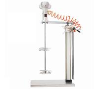 Agitatore pneumatico da 55 galloni, miscelatore di vernice 3/4HP con supporto, agitatore automatico di vernice a sollevamento, miscelatrice per rivestimenti per miscelare intonaco, colla di malta