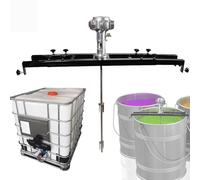 Agitatore Pneumatico IBC Con 2500 Giri/min E Prolunga Telescopica Da 62 Cm - Pressione Di Esercizio 6-8 Kg, Disponibile Nelle Versioni Da 1 HP/3/4 HP/1/2 HP Per Miscelatori Di Vernici E Solventi,A