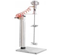 Agitatore pneumatico IBC, miscelatore pneumatico for serbatoi da 3/4 HP, agitatore for vernici, elica pieghevole, con gancio di supporto, for agitatore for solvente di inchiostro