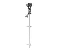 Agitatore pneumatico, miscelatore ad aria, miscelatore industriale, 1/2 HP, miscelatore ad aria compressa con clip di supporto, pale miscelatore, silenziatore integrato per vernici, stucco in chimica