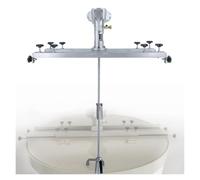 Agitatore pneumatico, mixer secchio, mescolatore di colore, miscelatore pneumatico, supporto per agitatore, agitatore d'aria, strumento di miscelazione dei colori (3 cilindri)