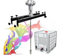 Agitatore Pneumatico Per Vernici Ibc,Miscelatore Pneumatico Vernici,Miscelatore Da 1 Tonnellata,1/2hp 3/4hp 1hp,Miscelatore Pneumatico Per Vernici,Rivestimenti,Inchiostri E Adesivi(Small5cylinders)