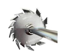 Agitatore seghettato in acciaio inossidabile, Agitatore con disco a dispersione a dente di sega in acciaio inossidabile 304, dimensioni multiple(120mm disk (no rod))