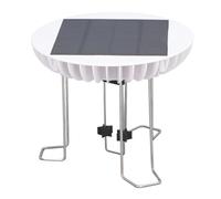 Agitatore Solare Ecologico Silenzioso per Acqua Wiggler per Vasche per Uccelli e Laghetti da Giardino ABS 5 V 2 W