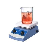 Agitatore Vortex Agitatore magnetico Piastra riscaldante da laboratorio Riscaldamento Miscelatore con barra di agitazione 1L 1600rpm Attrezzatura