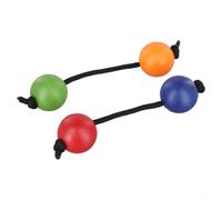Agitatori a sfera con punta delle dita per performance musicali | Strumento tradizionale africano, design leggero, colori vivaci casuali, pronto per le prestazioni stradali