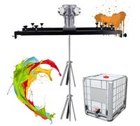 Agitatori d'aria, miscelatore pneumatico, miscelatore for serbatoi 1000 l/220 galloni, giri/min: 2500 giri/min 1800 giri/min 1000 giri/min, staffa for agitatore vernice(Large5Cylinders)