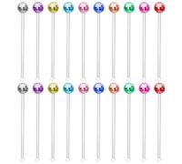 Agitatori Per Palline Da Discoteca Da 20 Pezzi, Agitatori Per Cocktail, Agitatori Creativi, Agitatori Per Bevande, Adatti A Casa, Festa, Ristorante