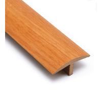 AGKANVCVNT Striscia di Transizione Pavimenti in Legno, Profilo A T, Striscia PVC di Soglia Pavimento 4cm, Striscia Sottoporta Anti Acqua per Laminato/Vinile/Porte(Red Oak,3 PCS)