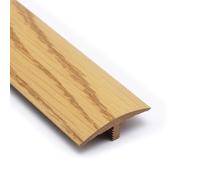 AGKANVCVNT Striscia di Transizione Pavimenti in Legno, Profilo A T, Striscia PVC di Soglia Pavimento 4cm, Striscia Sottoporta Anti Acqua per Laminato/Vinile/Porte(Oak,9Pcs)