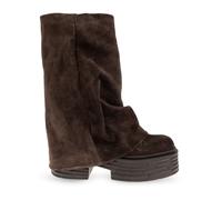 AGL - Stivaletti con plateau Lignes - - Shoes - Donna - Marrone - 38 1/2 EU
