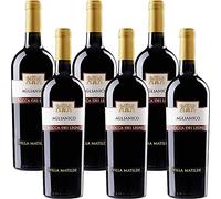 Aglianico del Beneventano Igt | Rocca dei Leoni | Villa Matilde | Vino Rosso della Campania | 6 Bottiglie 75 Cl | Idea Regalo