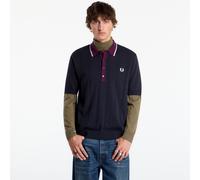 aglietta FRED PERRY Cable Knit Shirt Navy M