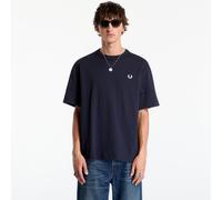 aglietta FRED PERRY Printed Tape Tshirt Navy M