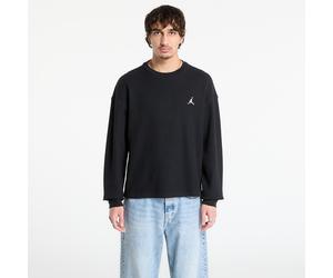aglietta Jordan Flight ountainside en's Long-Sleeve Waffle Shirt Black/ White M