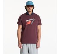 aglietta New Balance Classic Tri-Logo T-shirt Cherry Leather M