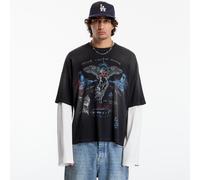 aglietta Represent Heavier Than The Heavens Ls T-Shirt UNISEX Washed Black M