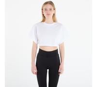 aglietta Under Arour Cropped Script SS Tee White M
