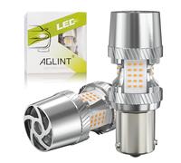 AGLINT BAU15S PY21W LED Lampadine CANBUS 60SMD Auto Indicatori Luce Ambra | PY21W BAU15S LED Senza Errori Anti Hyper Flash 7507 1056 per Segnalazione di Direzione Posteriore Fendinebbia Luce 2Pcs