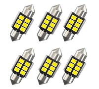 AGLINT C5W Lampadine 31mm LED CANBUS DE3175 DE3021 DE3022 12V per Auto Festone Luci Interne Dome Cupola Mappa Tronco Cortesia Luce di Targa Bianca 6000K 6 Pezzi