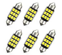 AGLINT C5W Lampadine 36mm LED CANBUS Festoon 6411 6418 12V per Auto Festone Luci Interne Dome Cupola Mappa Tronco Cortesia Luce di Targa Bianca 6000K 6 Pezzi
