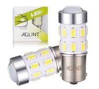 AGLINT Lampadina 1156 P21W LED 24SMD 12V 24V BA15S 382 per RV Interni Lampadine Auto Retromarcia Luci DRL Luce di Marcia Diurna Posteriori Fanalini Direzione Luci Bianca