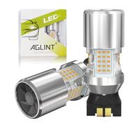 AGLINT PWY24W PW24W LED Lampadine CANBUS Senza Errori Anti Hyper Flash per Auto Luci Indicatori di Direzione compatibili con i3 A4 A5 Yeti CC Ambra/Giallo 2PCS