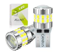 AGLINT T10 LED Lampadina CANBUS W5W 194 501 168 12V 24V Estremamente Luminosa 30SMD per Auto Posizione Luci Interne Lampade Mappa Cortesia Cupola Segnal Targa Luce 6500K Bianco