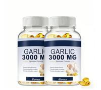 Aglio 3000 mg, supporto immunitario e ciclo, 60 pezzi,2PCS