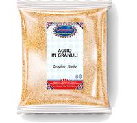 Aglio Granulato Essiccato al Sole in Busta da 100 gr | Gluten Free Vegan | Aglio Crudo in Polvere Granulare - Spezia Aromatica Naturale Qualità Premium - Aroma Intenso (Aglio in Polvere)