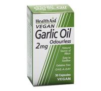 HealthAid Garlic Oli Aglio Inodore 2mg Integratore Alimentare 30 Capsule Molli